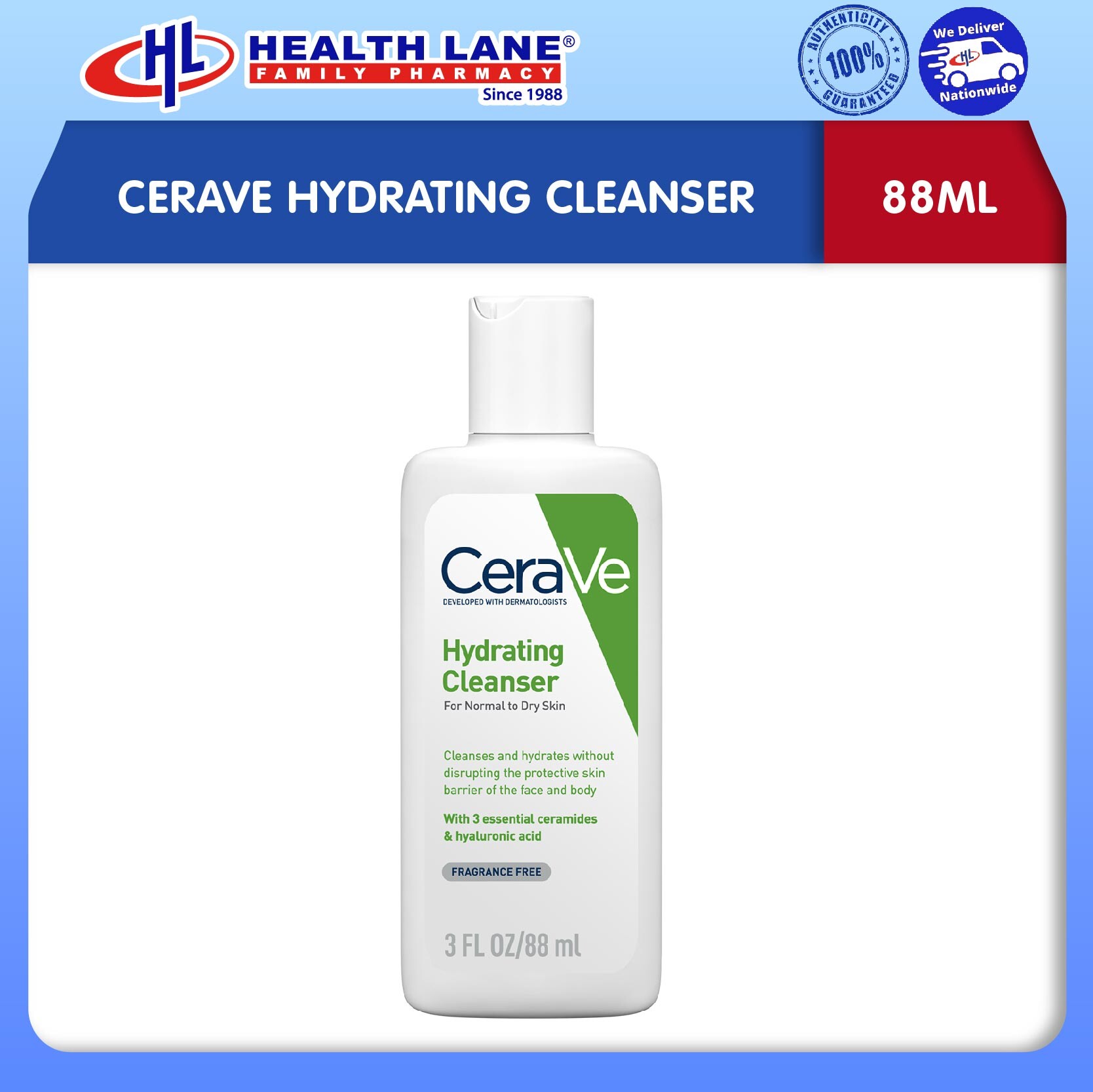 CERAVE HYDRATING CLEANSER (88ML)